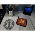 thumbnail image 3 of Carolines Treasures CJ1048-NPTHD Letter N Chevron Garnet and Gold Pair of Pot Holders, 7.5HX7.5W, multicolor, 3 of 3