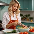 thumbnail image 2 of Herb Shears, Kitchen Salad Scissors Stainless Steel with Cover, Herb Scissors Upgrated Grinding Kitchen Shears for Chopping Cilantro Scallion & Salad, Dishwasher Safe (2 Pairs for Herb), 2 of 6