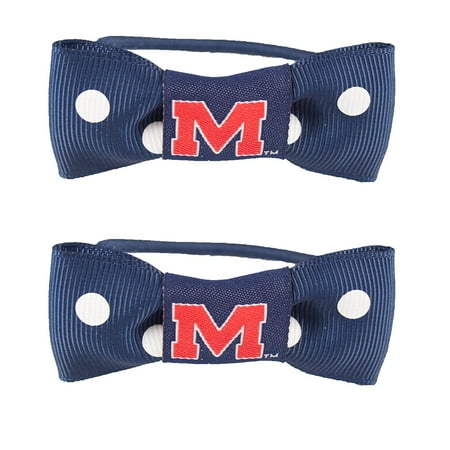 Little Earth NCAA Bow Pigtail Holder (Set of 2) (Set of 2)
