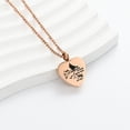 thumbnail image 6 of Red Cardinal Urn Necklace for Ashes Keepsake Memorial Heart Urn Locket for Human/Pet Cremation Jewelry for Ashes, 6 of 8