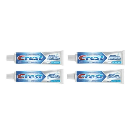 Tartar Control Toothpaste Fresh Mint - (4 Pack) Crest Tartar Protection Whitening Cool Mint Flavor Toothpaste, 6.4 oz