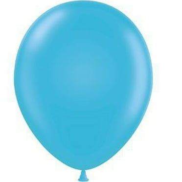 12 Tuftex Turquoise Balloons 17" Made In USA