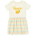 thumbnail image 3 of Inktastic Lemon Squeeze the Day Girls Toddler Dress, 3 of 5