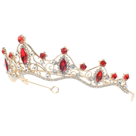 STRANDCHIC Baroque Bridal Tiara Crown Rhinestone Headband Wedding Hair Accessory