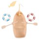 thumbnail image 2 of Mini Beach Set for Dollhouse Micro Dinghy Boat with Life Buoy and Paddle, Detailed Miniature Accessories for Summer Home Decor and DIY Micro, 2 of 5