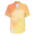 thumbnail image 4 of MEICHEN Womens Gradient Color T Shirts Summer Short Sleeve Loose Hide Belly Tops Casual V Neck Blouse Tees, 4 of 5