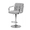 Grey 2-Pack/20.47 x 20.47 x 44.09 inch, variant on Alvantor 2-Pack Bar Stools, PU Leather Height Adjustable Swivel/ Arms Barstools, Hydraulic Kitchen Counter Height Bar Chairs, Made of Waterproof Polyurethane Leather Material