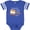 Football Blue and White, variant on Camping Kids Have More Fun Boys or Girls Baby Bodysuit