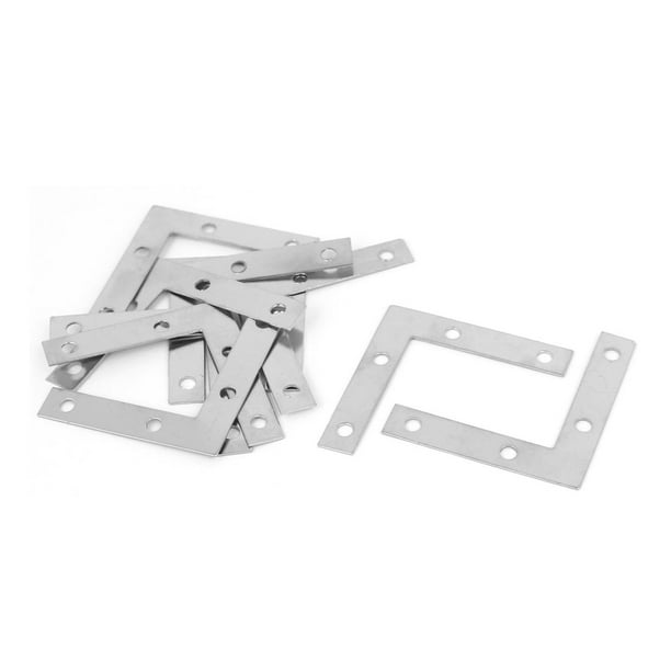 Metal 2" x 2" Angle Bracket Corner Brace Mending Plate 10pcs Walmart