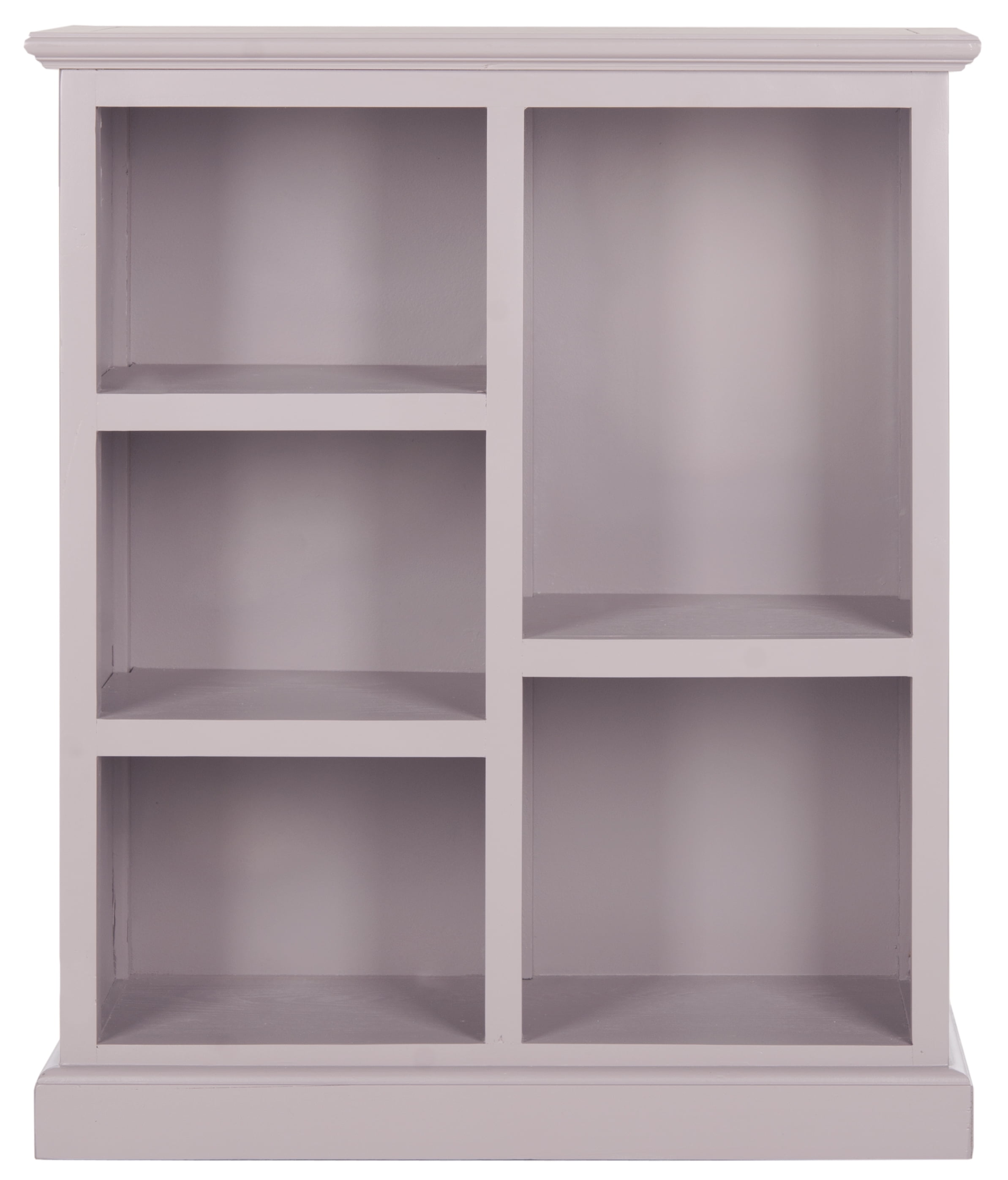 SAFAVIEH Maralah Country Transitional Bookcase with 5 Shelves, Quartz Grey