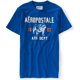 thumbnail image 1 of Aeropostale - Camiseta gráfica para hombre Bulldog 1987, azul, grande, 1 of 2