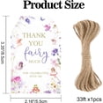 thumbnail image 2 of joycraft 50Pcs Thank You Tags with String, 2x3 Inch White Kraft Paper, Thank You Fairy Much Gift Tags for Celebration, 2 of 6