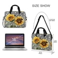thumbnail image 3 of Laptop Bag Laptop Briefcase 15.7 x 3 x 11.8 Inches Laptop Bag Briefcases Laptop Storage Travel Laptop Bag Work Laptop Bag Bee Sunflower, 3 of 8