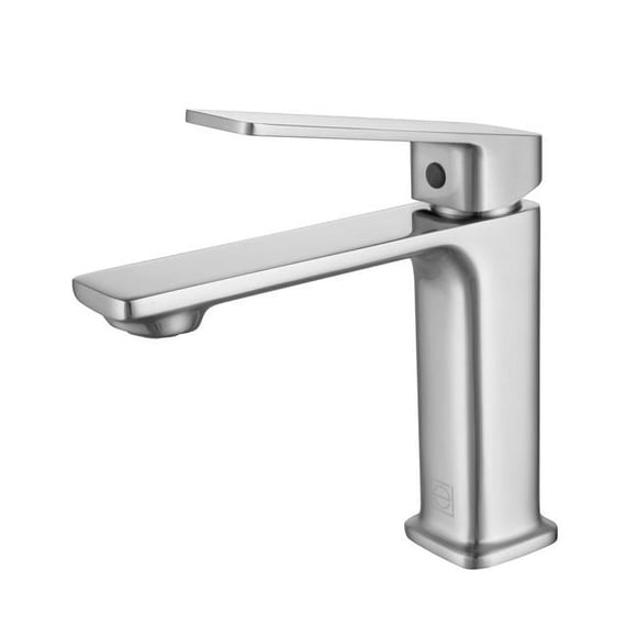 Elegant Kitchen & Bath FAV-1004BNK Lena Single Hole Single Handle Bathroom Faucet, Brushed Nickel