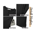 thumbnail image 5 of Fantaslook Womens Maxi Dress Round Neck Sleeveless Sundress Loose Split Wrinkle-Free Summer Long Dresses with Pockets, 5 of 8