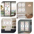 thumbnail image 7 of Pink Flowers Window Privacy Film, Spring Floral Butterfly Elegant Pastoral Static Cling UV Sun Blocking Heat Control Window Tint Day and Night, Non-Adhesive One Way Privacy Cover 29.5''x78.7'', 7 of 7