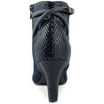 thumbnail image 3 of Karen Scott Womens Melinaa Faux Leather Almond Toe Booties, 3 of 3