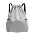 thumbnail image 1 of Men/Women Waterproof Nylon Backpack Travel Bag With Drawstring Large Capacity Sports Bag Fitness, 1 of 6