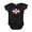 Black, variant on CafePress - Made In The Dominican Republic - Cute Infant Bodysuit Baby Romper - Size Newborn - 24 Months