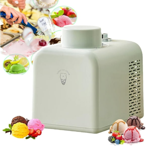 Ice Cream Machine,Fully Automatic and Simple Homemade Electric Ice Cream Machine, Can Be Used to Make Cream Ice Cream, Fro-zen Yogurt