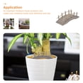 thumbnail image 3 of KALLORY 2Pcs Garden Decor Bridge in Grey Wooden Style for Mini House Lovers, 3 of 8