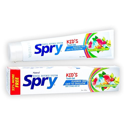 Spry Toothpaste Kids Tropical Fruit 5 Oz