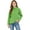 Green, variant on Girls' Polar Fleece Quarter-Zip Mock Jackets for Boys Girls Yellow 160(14-15 Years)