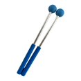thumbnail image 2 of Baquetas de percusión CUTICAT Mazos de tambor 8,66 pulgadas cabezal de goma 2 uds azul, 2 of 8