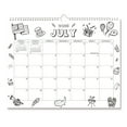 thumbnail image 2 of Calendar 2025 Wall Calendar 2025-2026 18 Months July 2025 - Dec 2026 Sturdy Twin-Wire Binding,Thick Paper,Holidays,To-dos ＆ Notes Great for Hanging on The Wall, 2 of 6