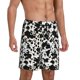 thumbnail image 2 of Balery Cow Skin 1 Pantalones cortos de pijama de punto de algodón para hombre con cinturilla y bolsillos-Small, 2 of 6
