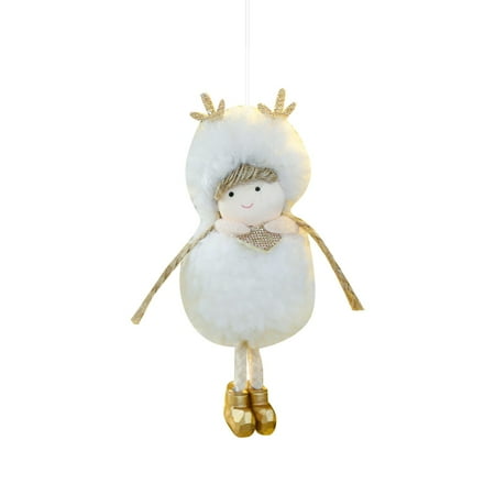 

NN Christmas Decorations Plush Christmas Cartoon Doll Creative Pendants Are Suitable For All Kinds Of Scenes Swinging Pig for Car Mirror