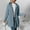 Blue, variant on Women's Oversized Fleece Hooded Cardigan Warm Open Front Sherpa Coat Sweater with Pockets