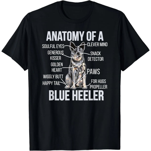 Camiseta de Manga Corta para Mujer - Mamá de Blue Heeler (Pastor Ganadero Australiano)