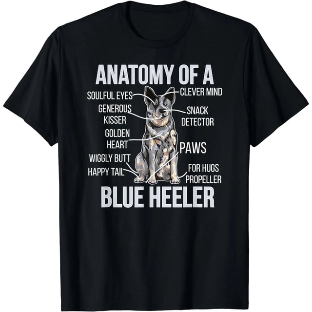 Camiseta de Manga Corta para Mujer - Mamá de Blue Heeler (Pastor Ganadero Australiano)