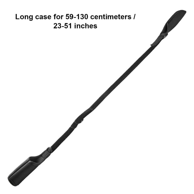 Fishing Rod Case Portable Folding Fishing Pole Storage Bag Stretchy Fishing Spinning Rod Travel Tube Fishing Pole Tackle Protective Cover with Hangable Ring
