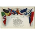 thumbnail image 2 of Ww1 - 96Th Battalion - Allied Flags Print By Mary Evans Grenville Collins Postcard Collection, 2 of 4