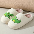 thumbnail image 3 of Dakaela Cute Slippers for Women Men Soft Plush Cozy House Slides Indoor Outdoor Fuzzy Winter Bedroom Shoes White 10, 3 of 9