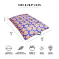 thumbnail image 3 of Big Joe Lagoon Lounger Pool Float, Doubled-Sided Mesh, Quick Draining Fabric, No Inflation Needed, Sweet Shells Berry, 3 of 8