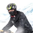 thumbnail image 2 of ejercicio libre Cálido Poliéster Mascaril Cuello de invierno, Pasamontañas de vellón de esquí Negro DYNWAVEMX Máscaras faciales completas de ciclismo, 2 of 8
