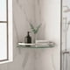 thumbnail image 3 of Canastilla Esquinero Para Baño De Aluminio Vidrio Hi309 Plateado, 3 of 3