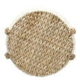 thumbnail image 5 of Household Essentials Cattail and Paper Terra Basket, Natural and Cream, 5 of 8