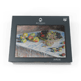 thumbnail image 4 of MyPuzzle - Apples And Grapes 1880 By Claude Monet - Premium 500 Piece Jigsaw Puzzle for Adults, 4 of 6