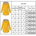 thumbnail image 2 of Veste Imperméable pour Femmes, Manteau de Pluie à Capuche pour l'Hiver, Ski, Randonnée en Plein Air, 2 of 2