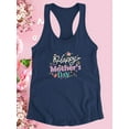 thumbnail image 3 of Mothers Day Scribble Letter Racerback Tank Women -Image by Shutterstock, Female Small, 3 of 4