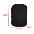 thumbnail image 3 of Water Bottle Pouch Zipper Pouch Water Bottle Fanny Pack Durable Women Men Tumbler Pouch Belt Bag for Hiking Walking Gym Accessories Fitness Black, 3 of 10