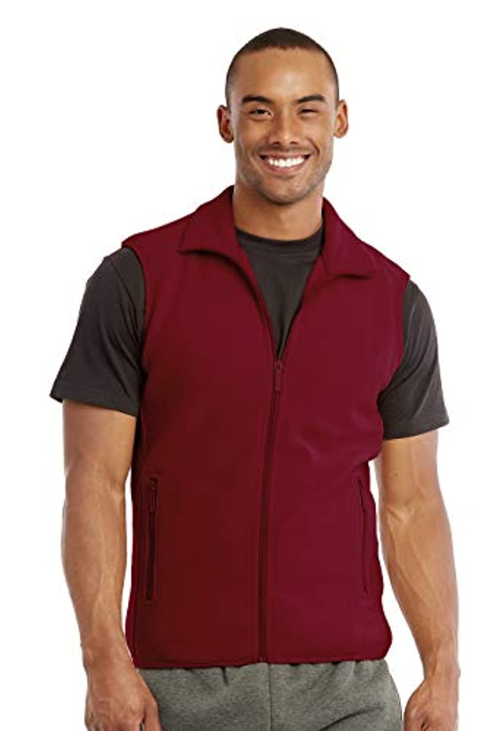 Knocker Men's Polar Fleece Zip Up Vest Knocker Men's Polar Fleece Zip Up Vest
