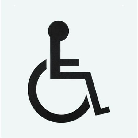 817885 Handicap Access Parking Lot Stencil