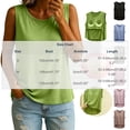 thumbnail image 3 of Women's Modal Casual Sleeveless Tank Top with Built‑in Bra Crew Neck Loose‑Fit Lightweight Loungewear Camisole Gray M, 3 of 8