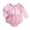 Pink, variant on mgoYE Baby Girl Bubble Romper Long Sleeve Striped Smocked Onesie Bodysuit Infant Outfit Cute Fall Clothes(Green,3-6 Months)