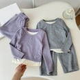 thumbnail image 5 of Cowsor Girls Fall Outfit Two-Piece Set, Soft Knit Top with Stretchy Pants, Autumn Fashion Clothes for Toddler Girls, 5 of 5